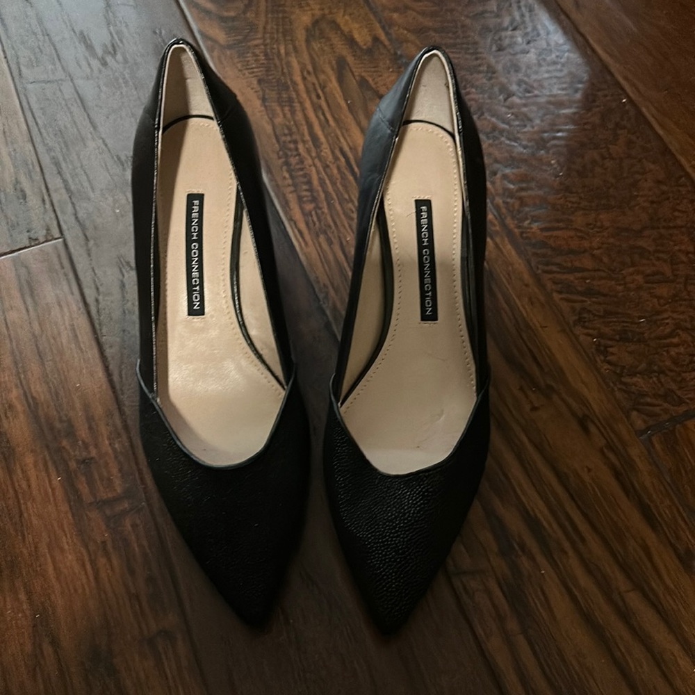 French connection Black heels